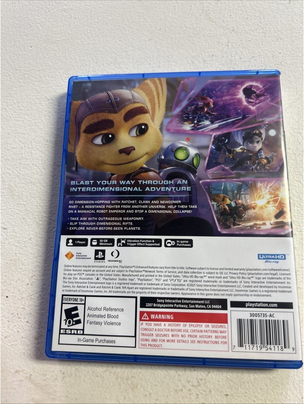 SONY RATCHET & CLANK RIFT APART - PS5 (EZ5002234) - Picture 4 of 4